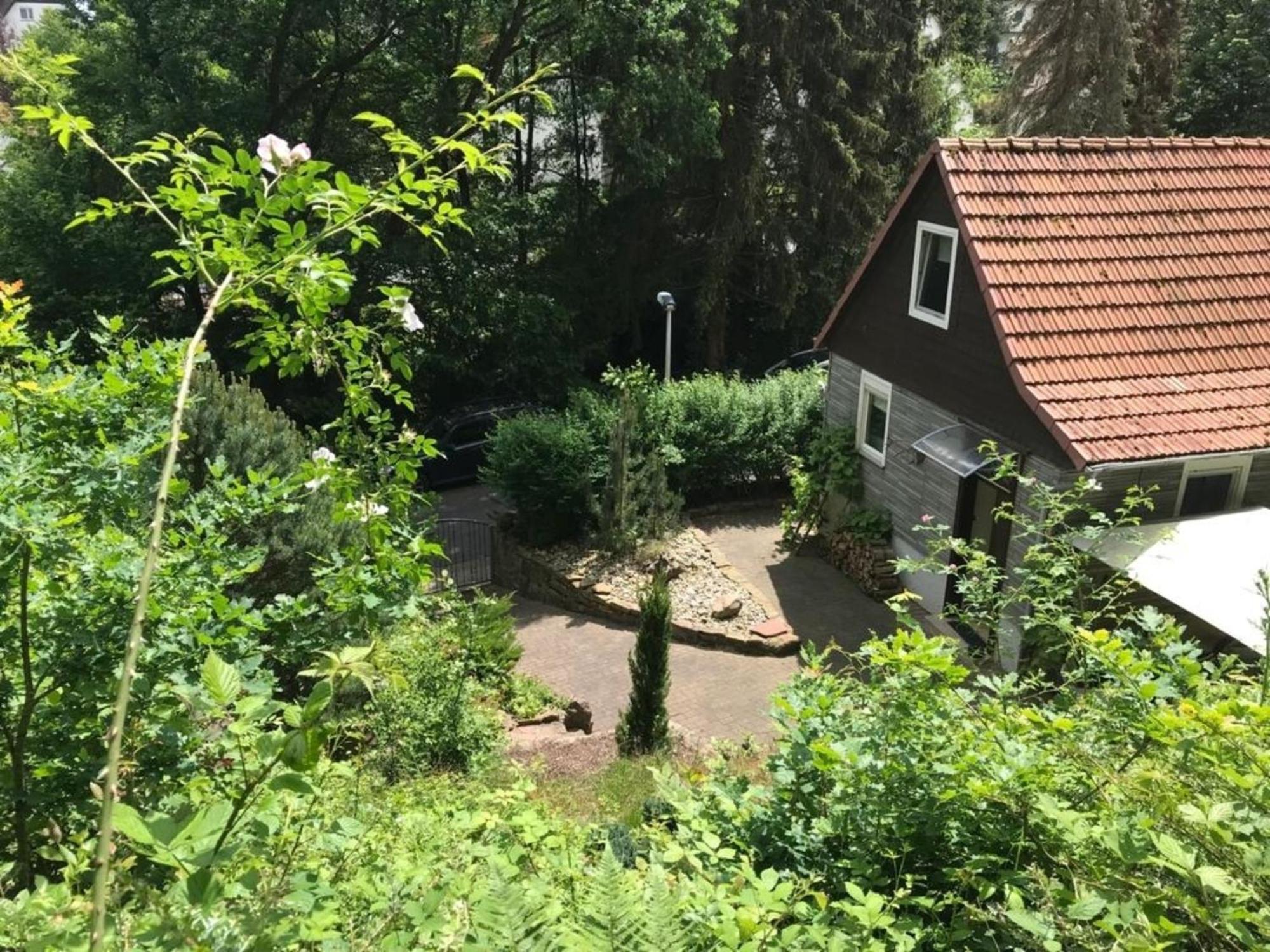 Naturhaeuschen Mit Kamin - Feuerschale - Garten - Mit Beheizbarem Gartenwhirlpool Vila Melsungen Exterior foto